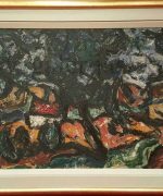 Milan Konjovic 65x92cm – Krivaja. krosnje – 1960. godina – ulje na lesonitu – monografija broj 2013 – svojstvo kulturnog dobra