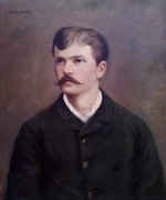 Jovan Bijelic 62x50cm – Portret Petra Bojanovica  1907.godina – ulje na platnu – svojstvo kulturnog dobra