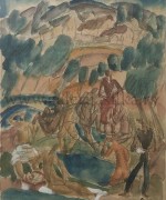 Ivan Radovic 16x20cm 1921.god – akvarel